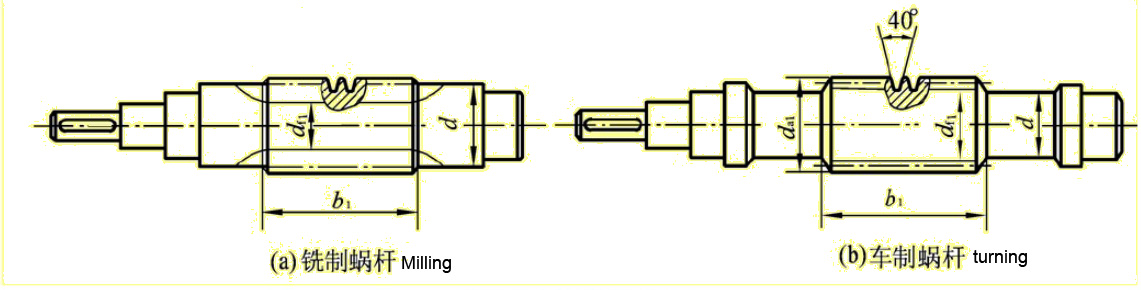 worm and worm gear structure