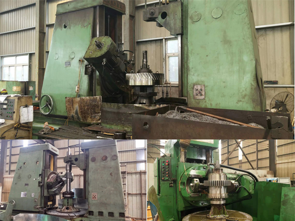 Vertical gear hobbing machine